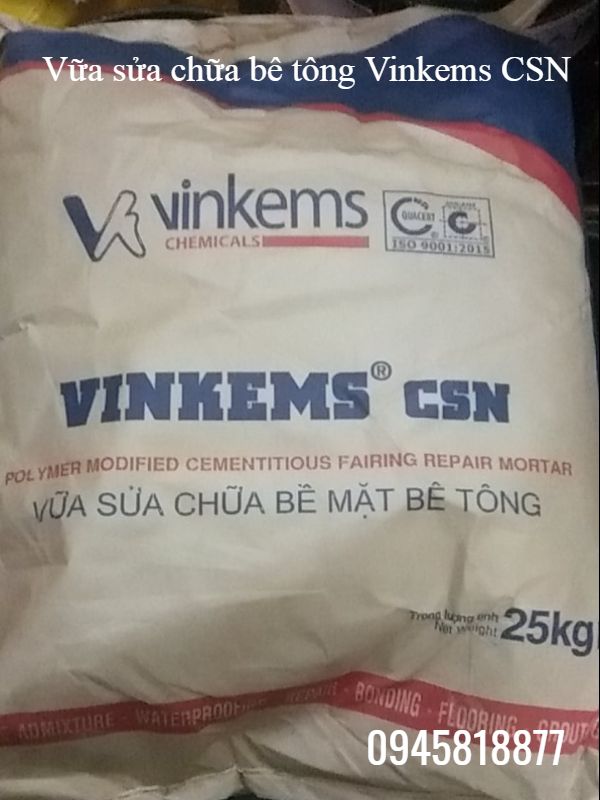 Vinkems CSN - vữa sửa chữa bê tông