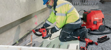 Quy trình thực hiện khoan cấy thép hilti