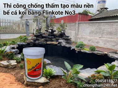 Hướng Dẫn Kỹ Thuật Chống Thấm Hồ Cá Koi Bằng Shell Flintkote No.3 Chuẩn Nhất