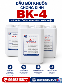Dầu Bôi Khuôn Chống Dính BK4 - VIBM (Hóa Chất Tháo Ván Khuôn Bê Tông)