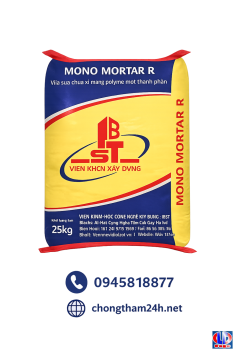 MONO MORTAR R: Vữa Sửa Chữa Xi Măng Polyme Một Thành Phần Cao Cấp