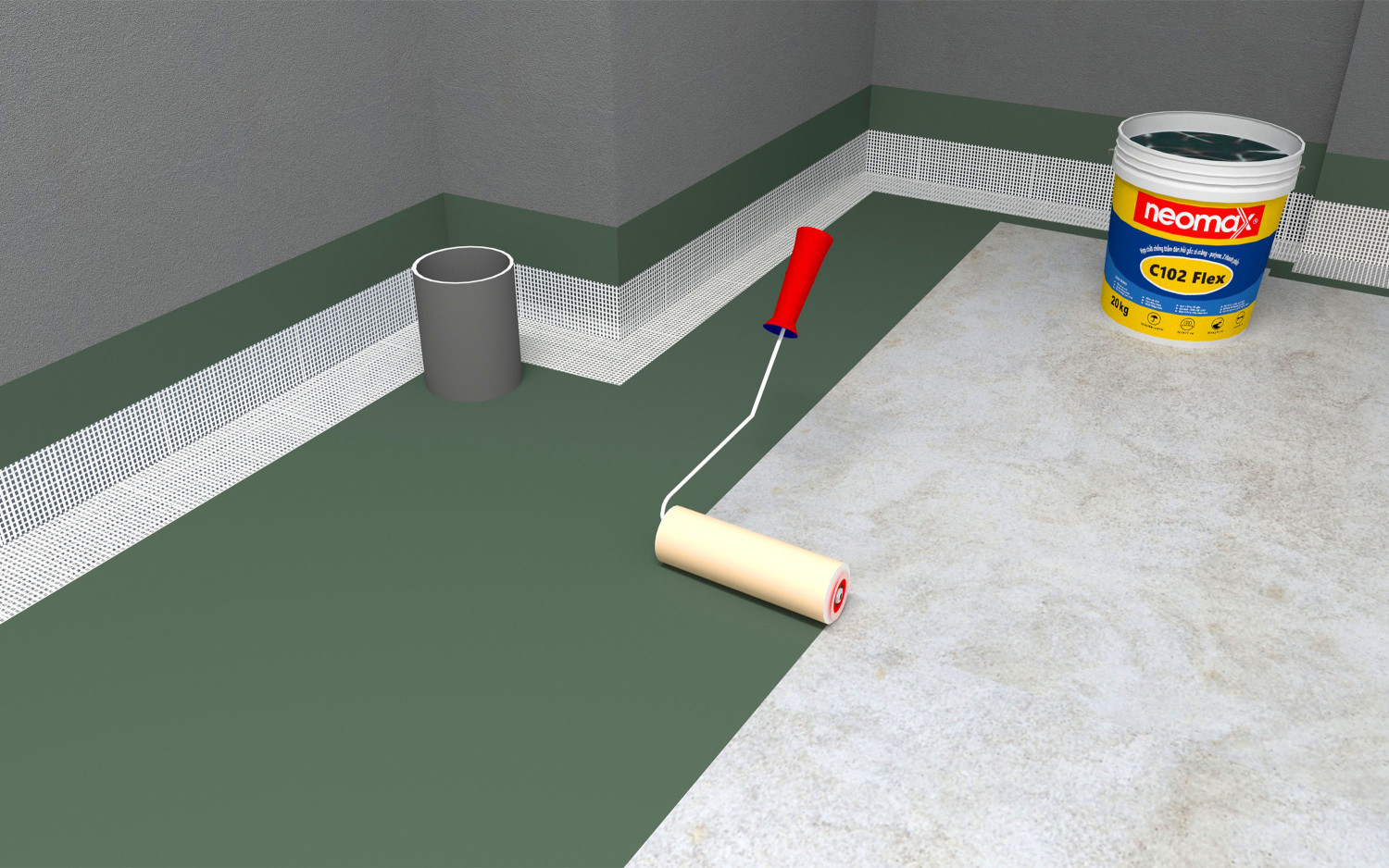 Quy trình thi công chống thấm tạo màng đúng kỹ thuật