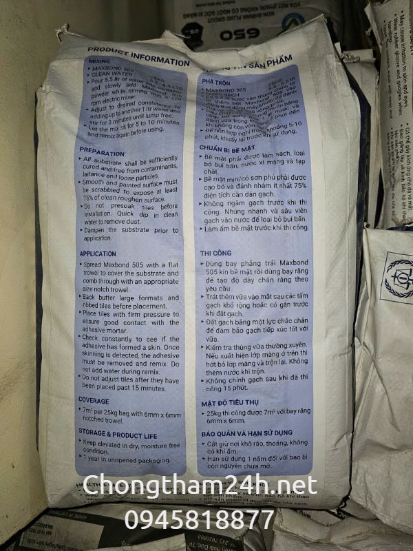 Maxbond 505 mat sau