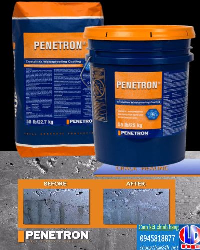 Penetron -Chất chống thấm tinh thể mao dẫn