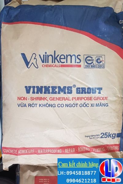 Vinkems Grout 4HF- vữa rót không co ngót gốc xi măng